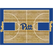 University of Pittsburgh 6x8 Courtside Rug (4000018411), 5032PIT1